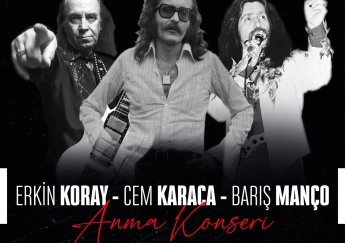 ERKİN KORAY - CEM KARACA - BARIŞ MANÇO  ANMA KONSERİ